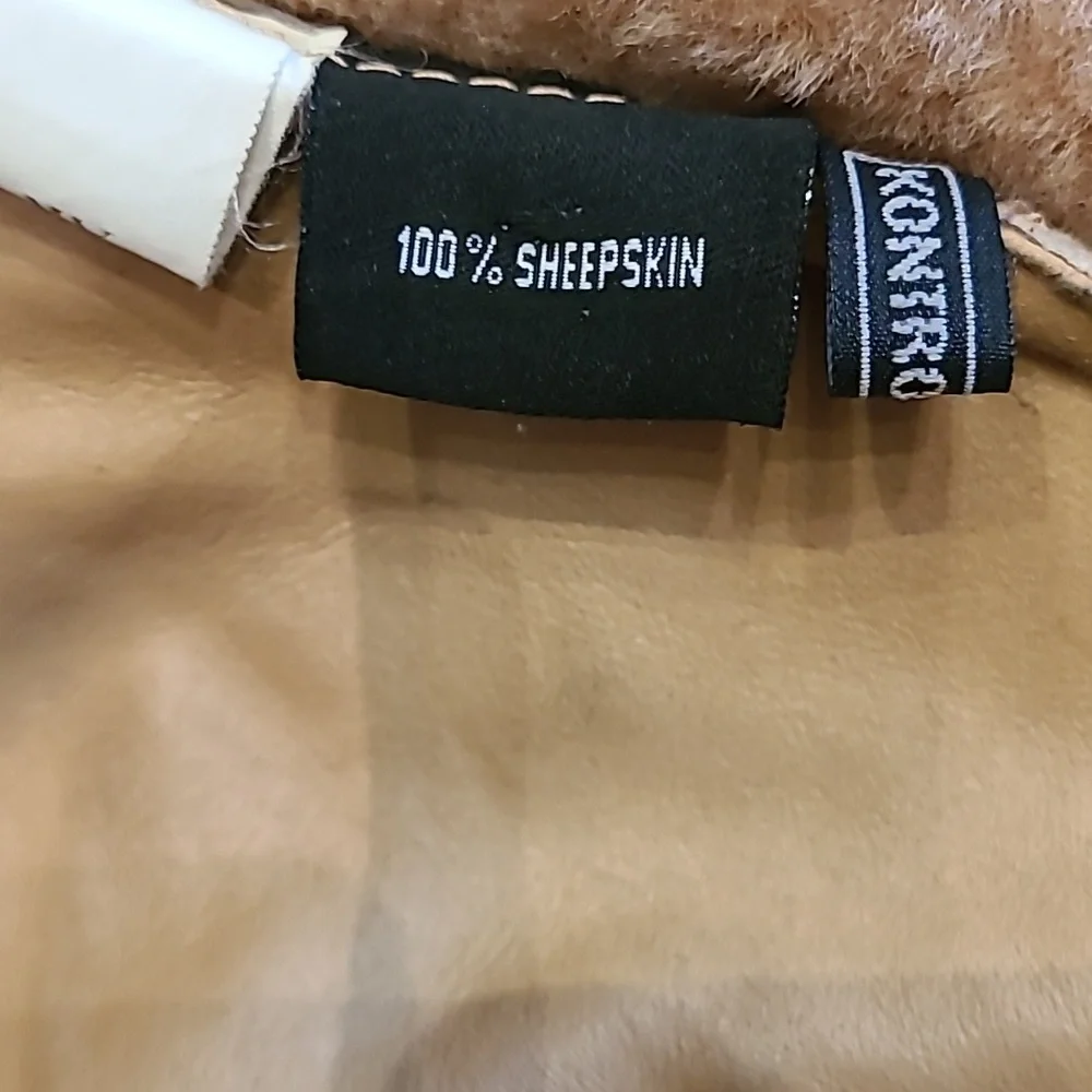 Gian Moti 100% Sheapskin Shearling coat size 38 Medium - Picture 13 of 16